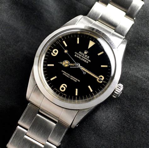 rolex explorer 1016 gilt dial